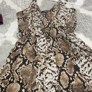Snakeskin romper